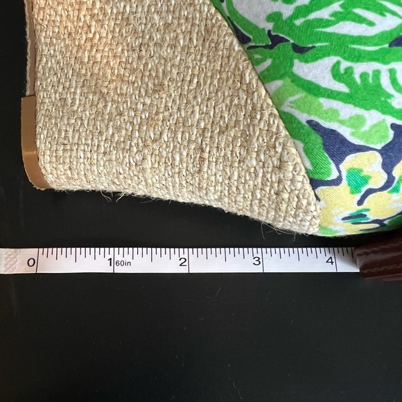 Lilly Pulitzer, NWOT, size 7, tweed patterned wedges - Picture 10 of 10